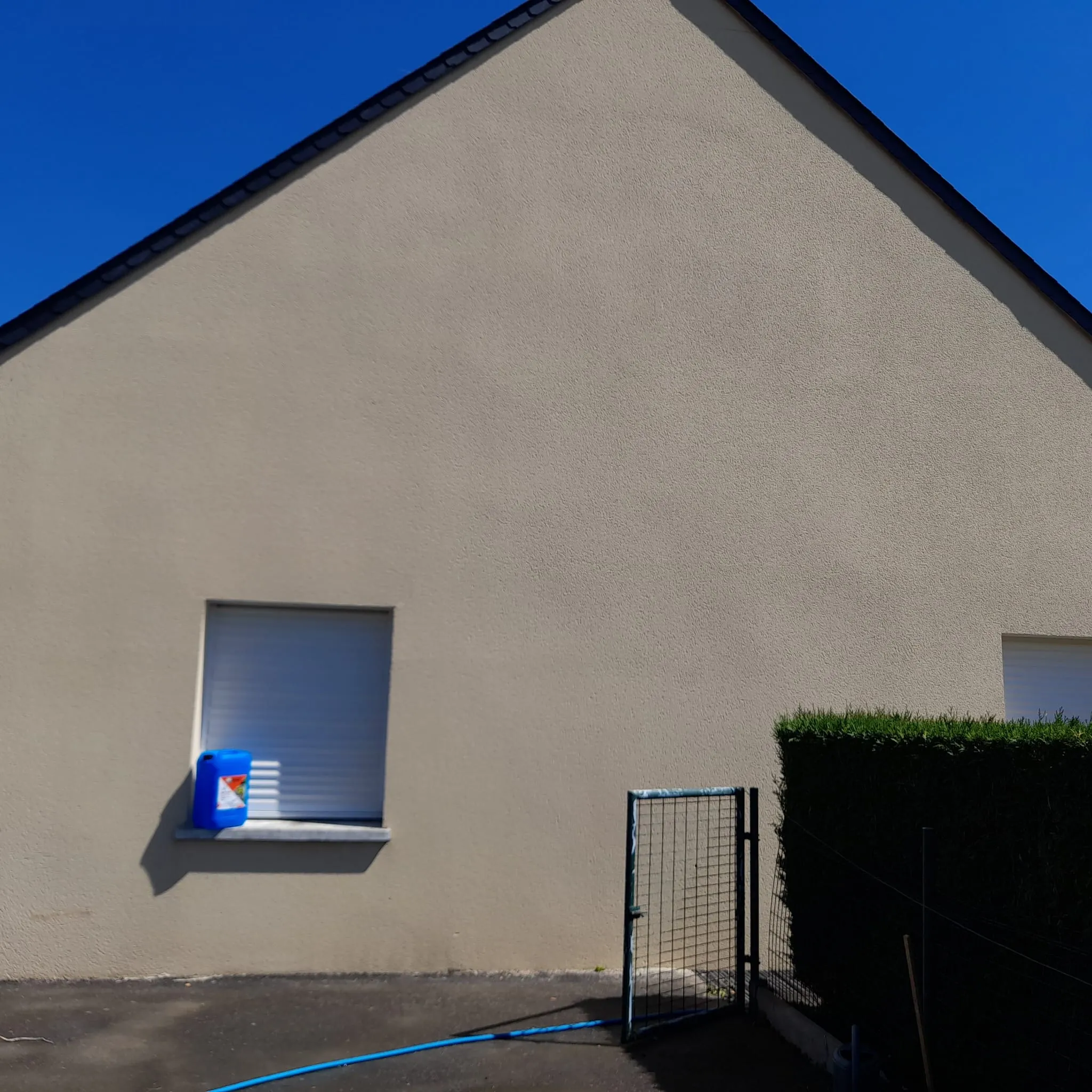 Après : Nettoyage de façade en Corrèze