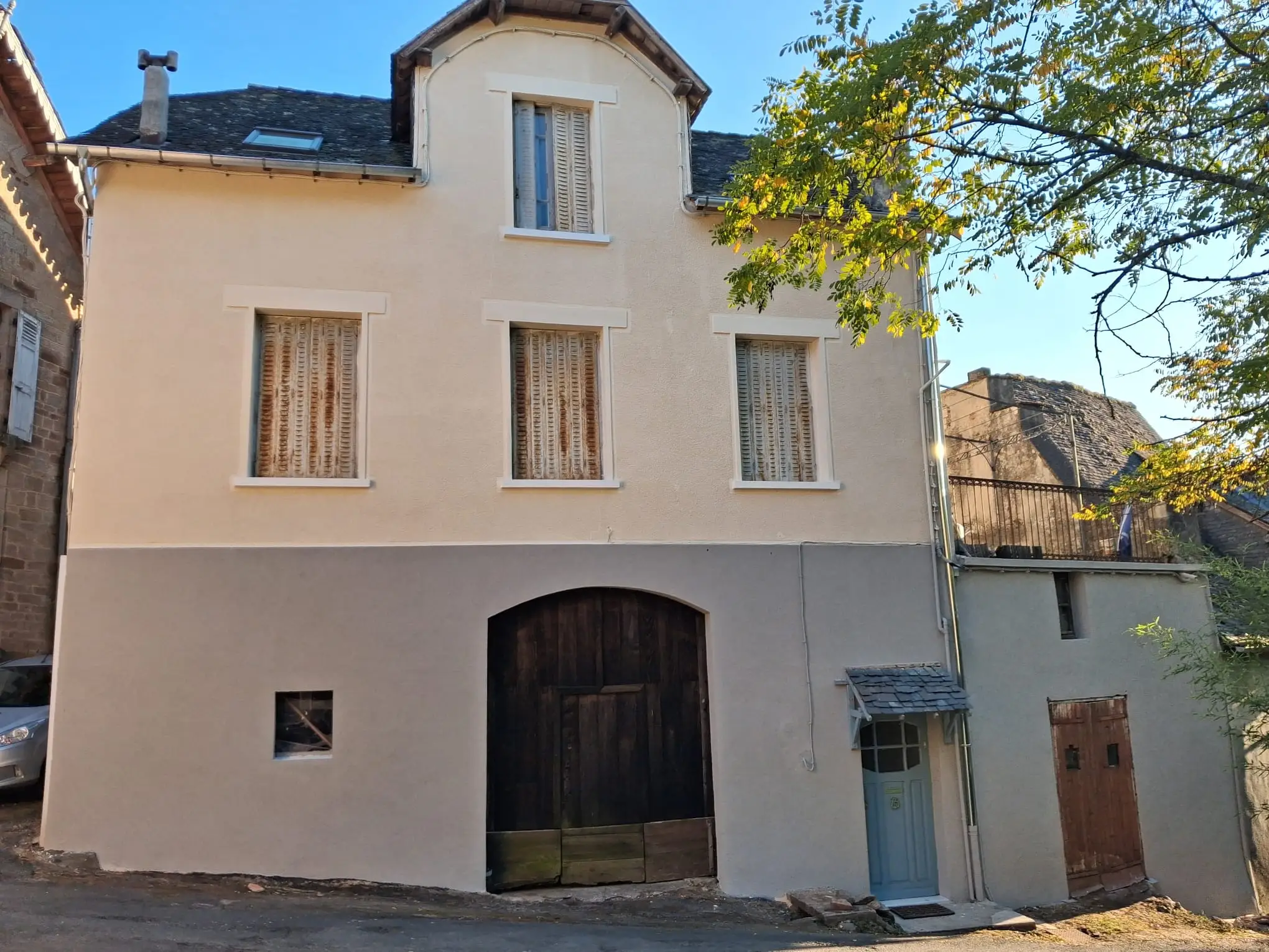 Ravalement par enduit projeté ou crépi en Corrèze, réalisation Pro Rénovation